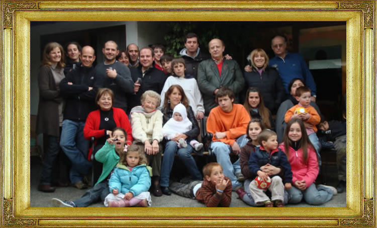 Liliana Gabri, hijos, nietos y bisnietos.